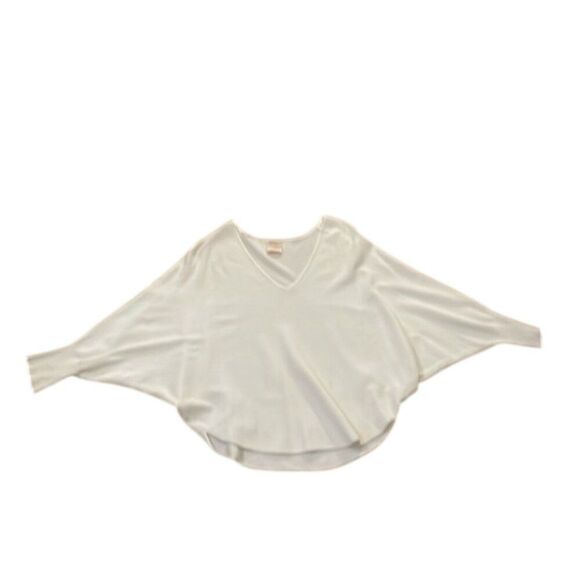Kerisma Ryu White Knit Dolman Sleeve Sweater Womens Size S/M - Picture 3 of 9